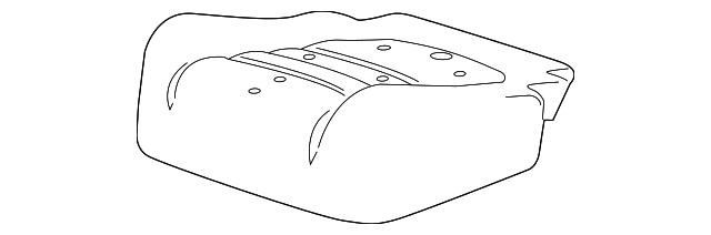 Rear Driver Side Seat Cushion Pad - GM (84454568)