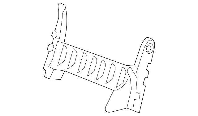 Jet Black Rear Seat Back Panel - GM (84042217)