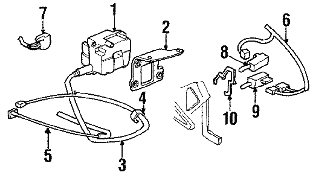 Switch Assembly-Elek Brake Control Brake  Ped & Crcon - GM (12450037)
