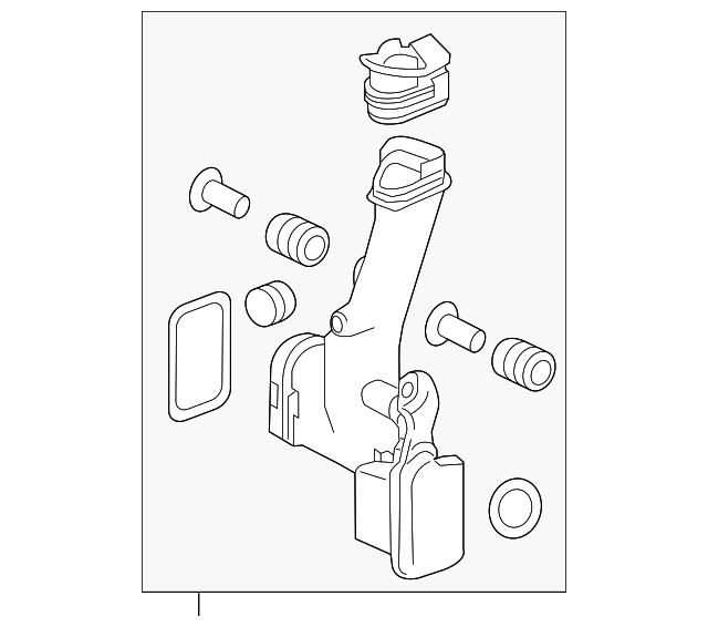 17230RX0A00 Chamber Assembly, Resonator 20122015 Honda Civic