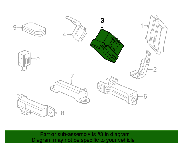 20132017 Honda Sub Relay Box Assembly 38330T2AA01 Honda Parts Hub