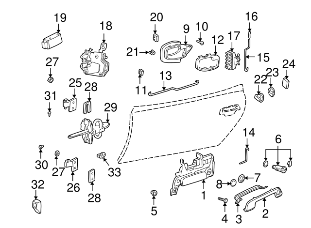 07-12-9-904-220 - Handle Inside Nut - 1996-2010 BMW | BMWPartsHub 