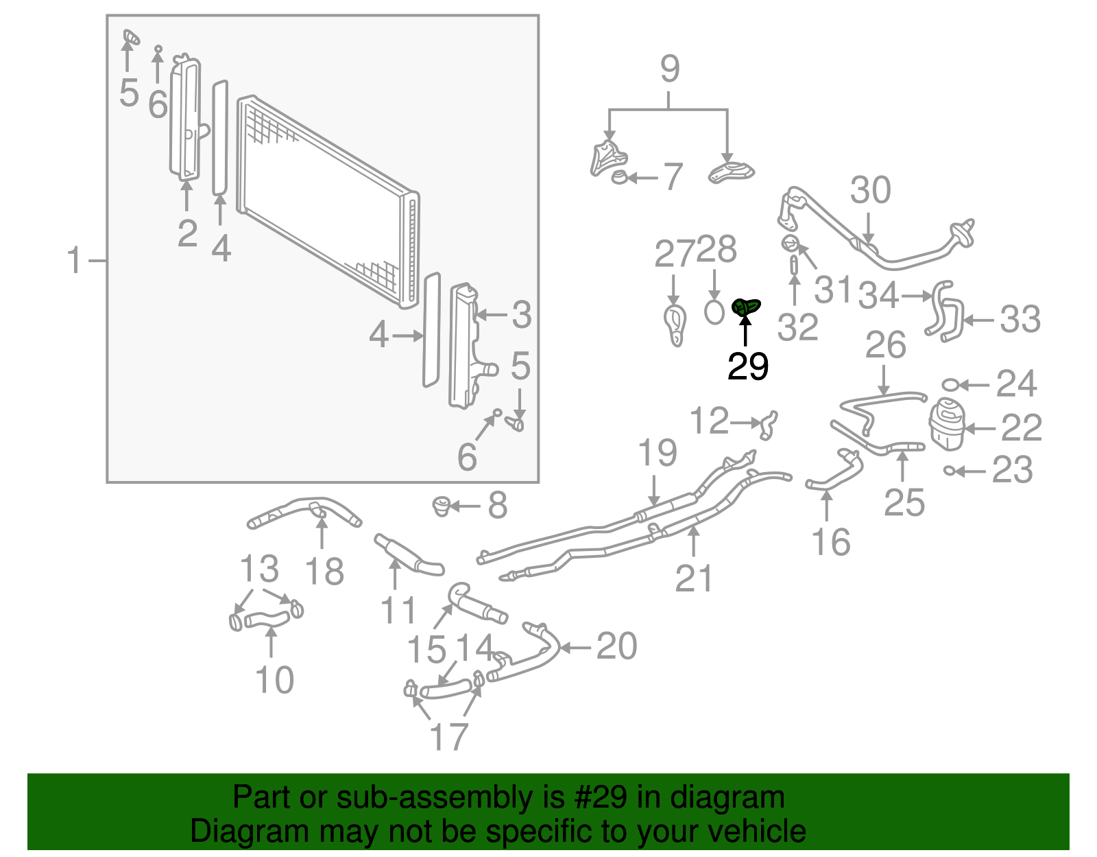 Engine Coolant Thermostat - Toyota (90916-03125)