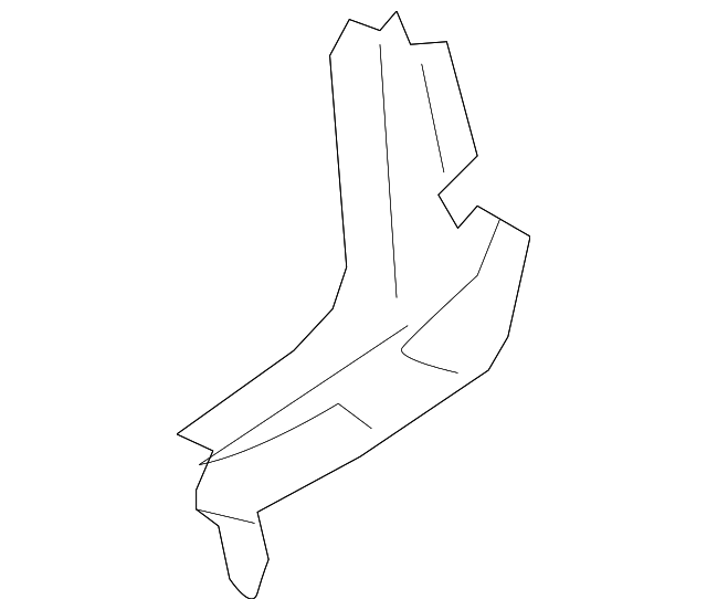 Rear Passenger Side Seat Bracket - GM (84398394)