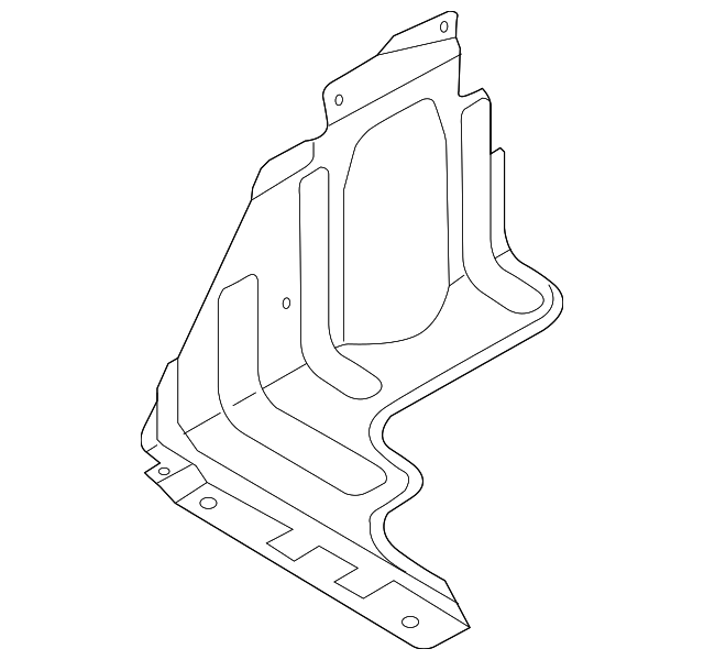 Passenger Side Engine Mount Shield - GM (96653520)