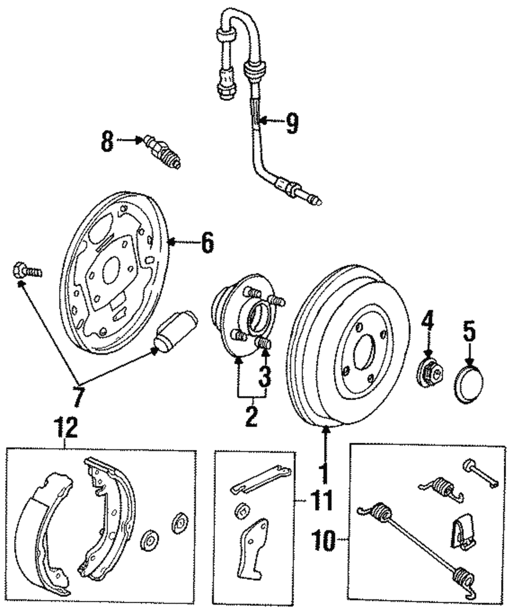 Brake Hose - Ford (YS8Z-2282-AA)
