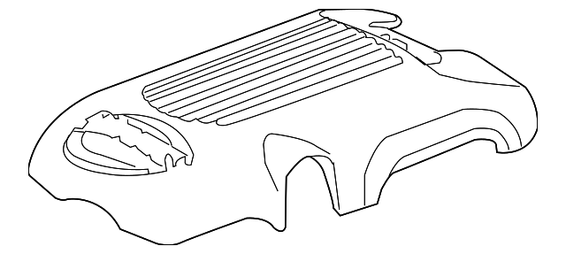 Upper Engine Intake Manifold Sight Shield - GM (12580999)