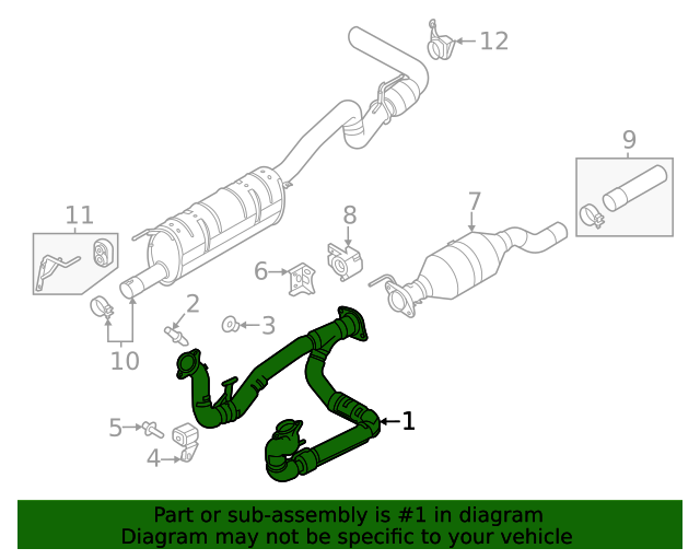 Genuine OEM Ford Part Catalytic Converter LC3Z5F250B Genuine OEM Ford Parts & Accessories
