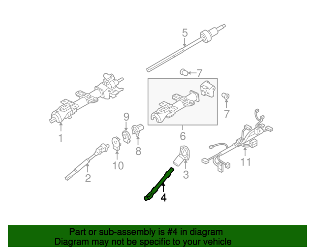 25958108 Steering Gear Coupling Shaft 20032010 GM Malouf Parts Xperts