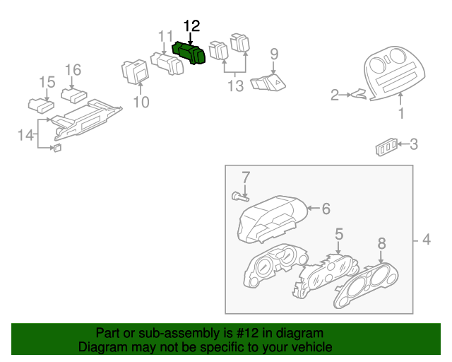 Genuine Oem Tract Control Switch Part Mr Fits 04 12 Mitsubishi Up To 35 Off On Every Order And Guaranteed Fit When You Enter Your Vin Mitsubishi Direct Parts