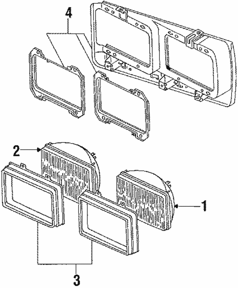 Sealed Beam - Volkswagen (N-019-161-1)