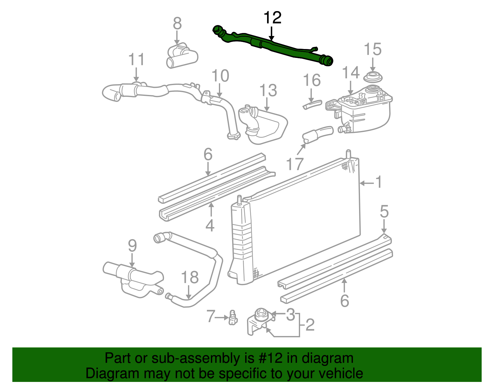 Hose & Tube Assembly - Ford (YF1Z-8A515-AA)