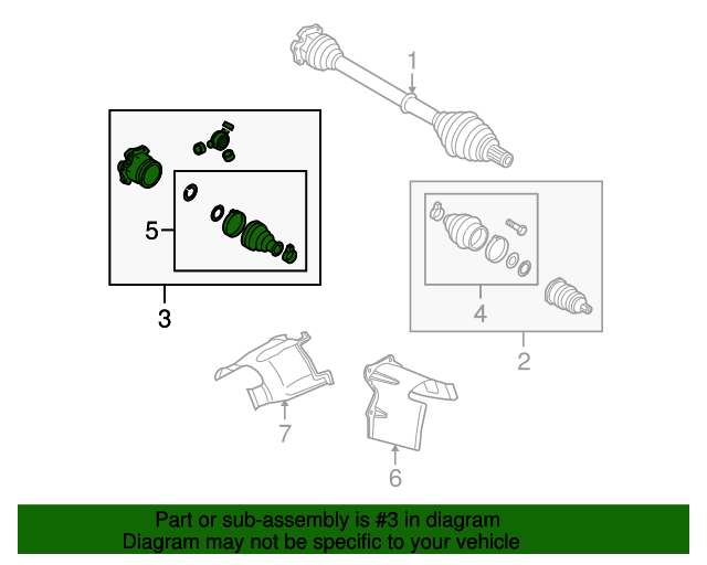 Inner Joint Assembly 3D0-498-103-A