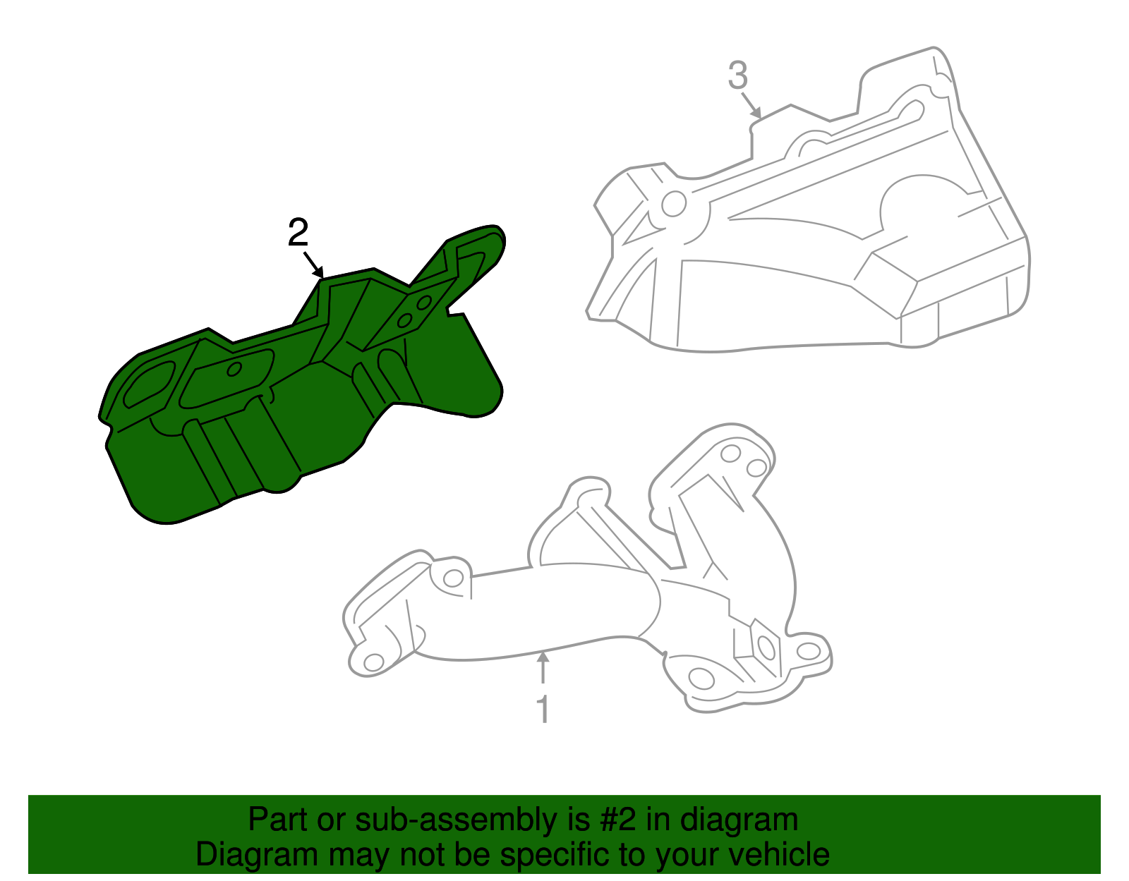 Exhaust Manifold Gasket - GM (12572979)