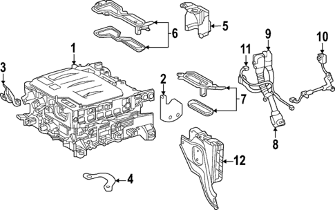 Traction Motor Components for 2024 Toyota bZ4X | Nucar Toyota Parts