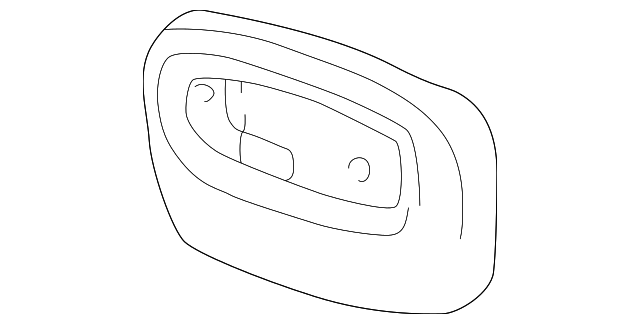 Medium Dark Cashmere Passenger Seat Outer Adjuster Upper Finish Cover - GM (89039438)