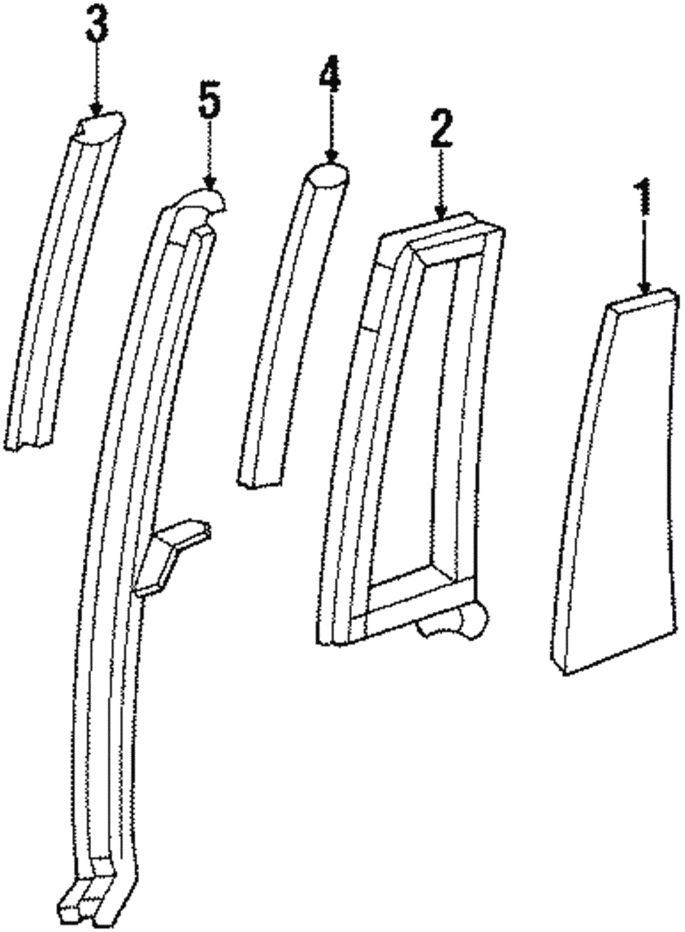 Strap Rubber Channel - GM (20001067)