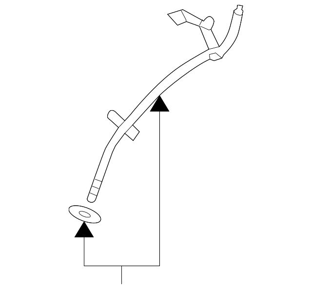 Engine Oil Level Indicator Tube - GM (12607378)
