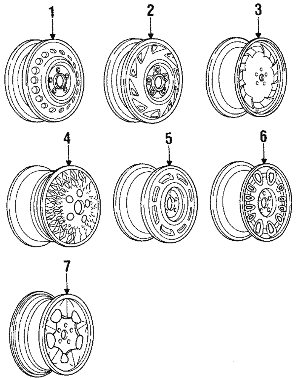 Wheel Kit - 15X6 - GM (12351274)