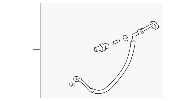 Motorcraft™ A/C Refrigerant Discharge Hose - Ford (YF-38095)