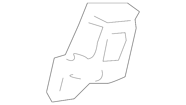 GM Genuine Parts 15186674 Windshield Side Garnish Molding With Radio Speaker