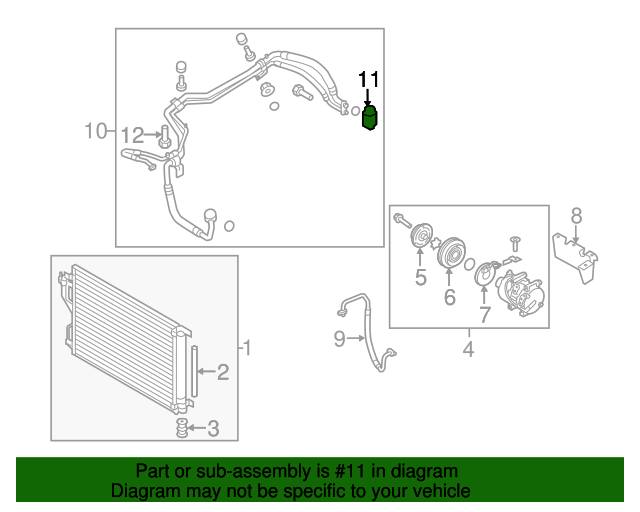 20112016 Kia Sportage Expansion Valve 976262S000 OEM Parts Online