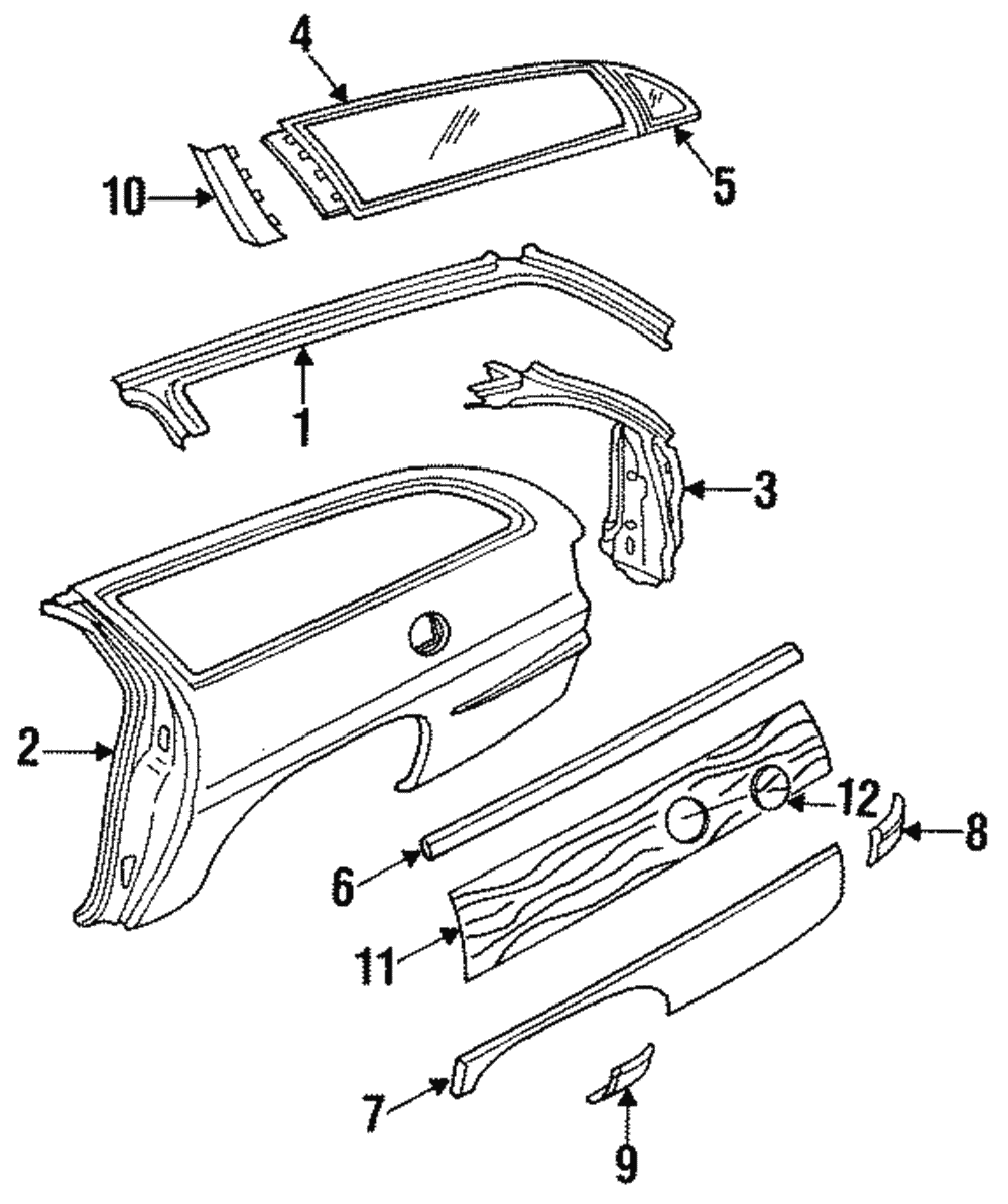 Vent Glass - GM (12493703)