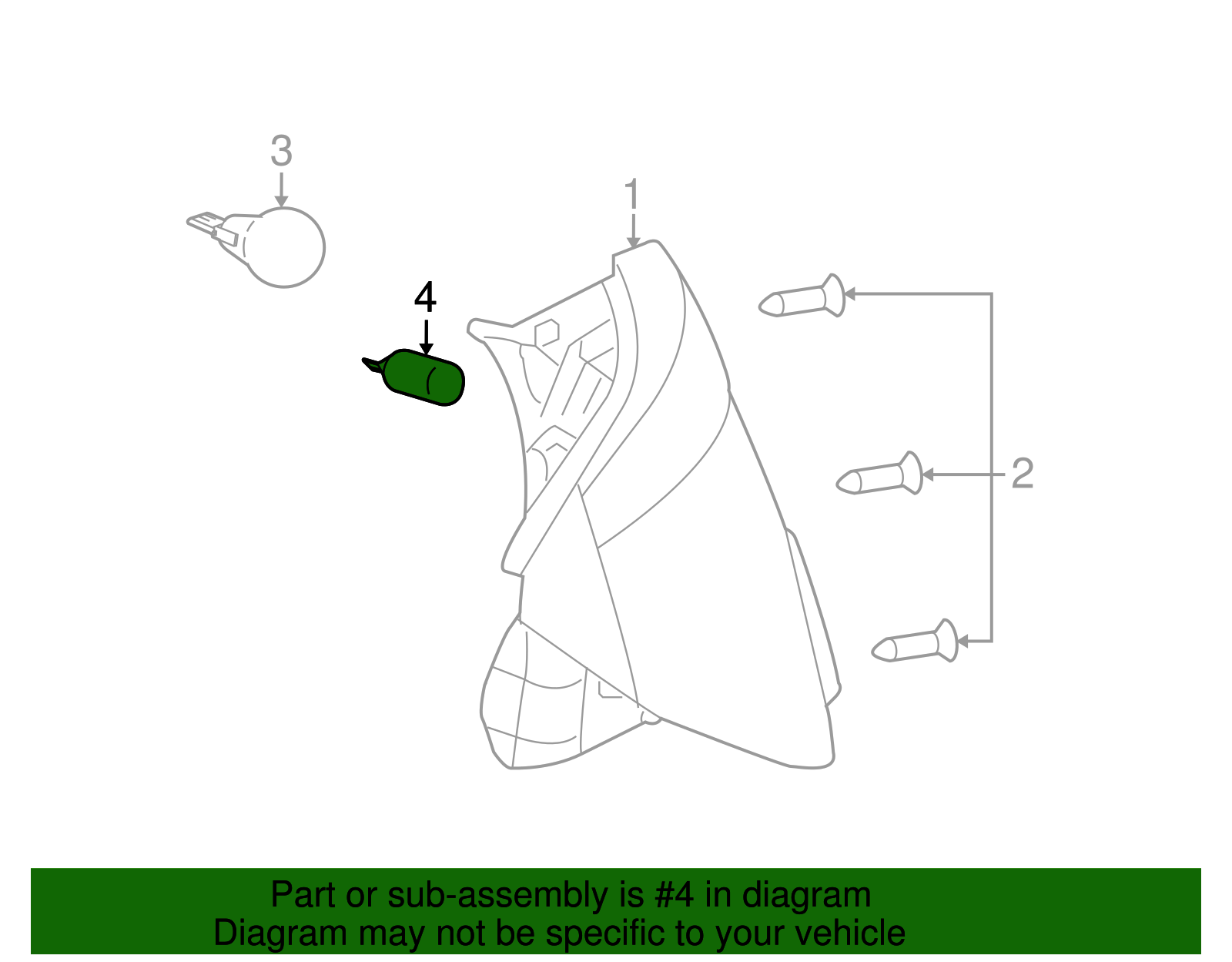 Multi-Purpose Light Bulb - GM (22692679)