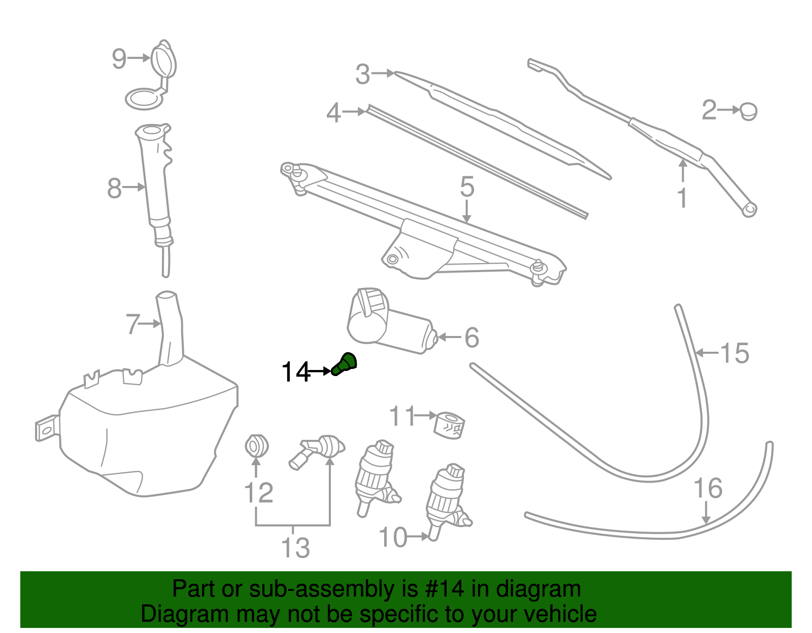 Nozzle Assembly, Wswa - GM (09181063)