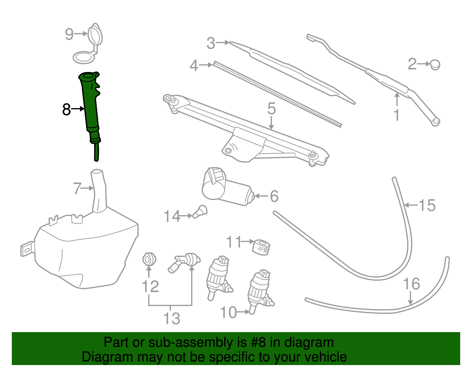 Tube Assembly, Wswa Solv Cntnr Fil - GM (90586280)