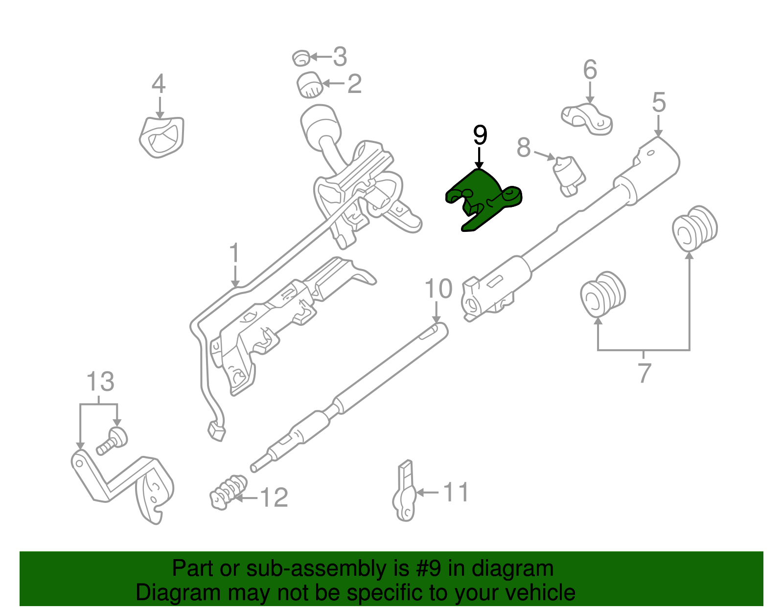 Insert - Ford (YL5Z-7A216-AA)