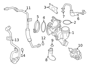 11-65-8-687-478 - Turbocharger Wastegate Actuator 2020-2023 Mini