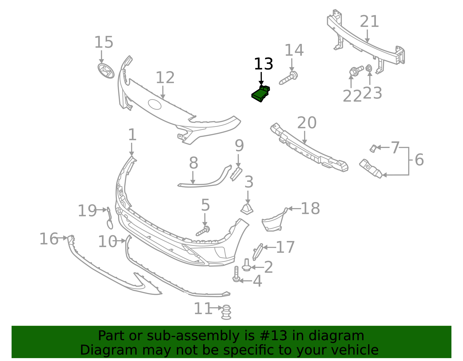 SENSOR,BACK DISTANCE 8651A277 | Mitsubishi Parts | PartSouq