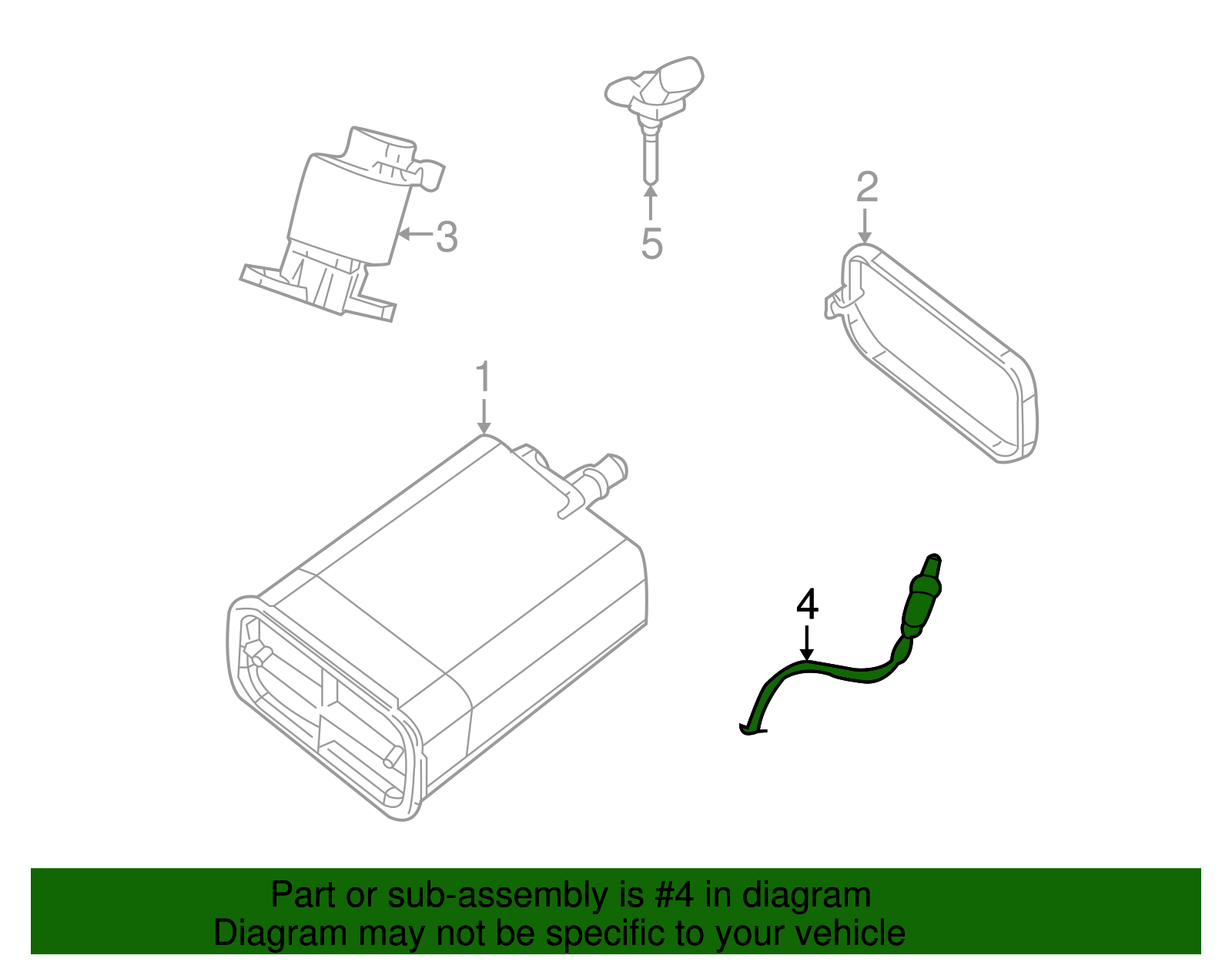 Sensor Assembly, Htd Oxygen - GM (09182000)