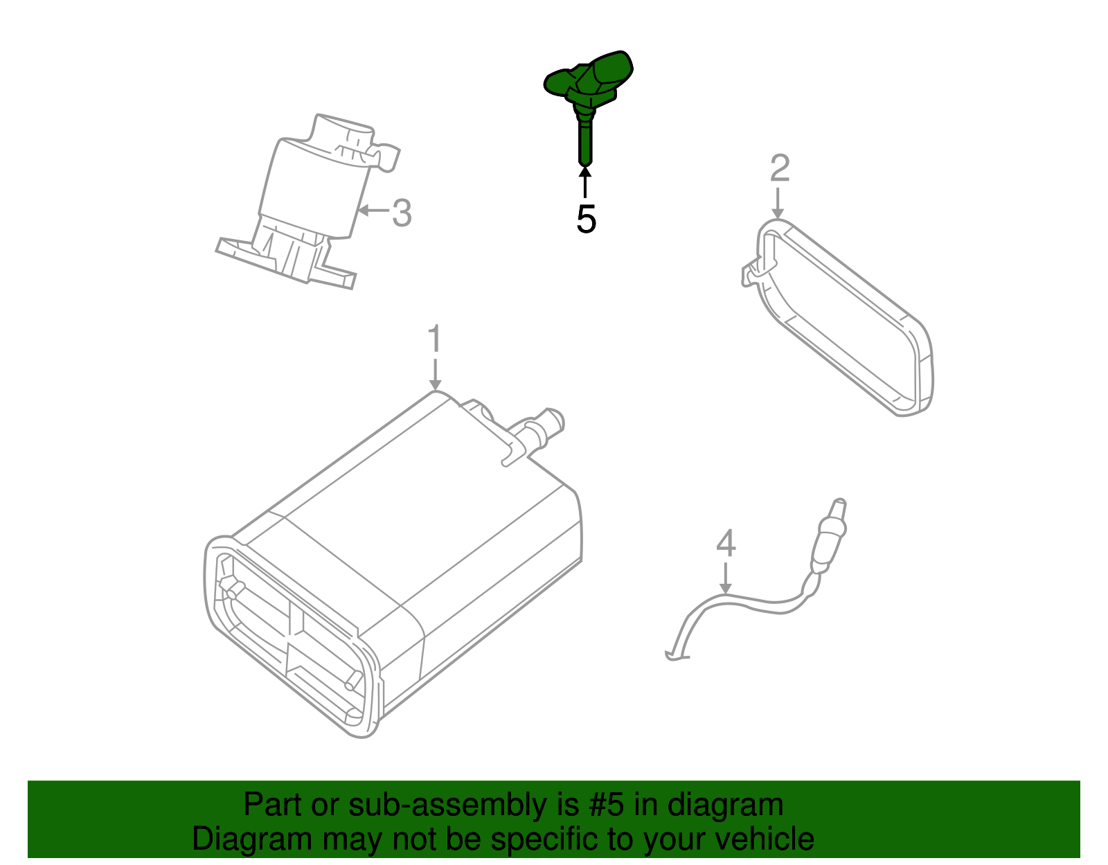 Sensor, Map - GM (90499610)