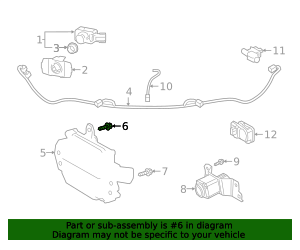 2013-2025 Lexus | Cruise Control Distance Sensor Screw | 90167-40057
