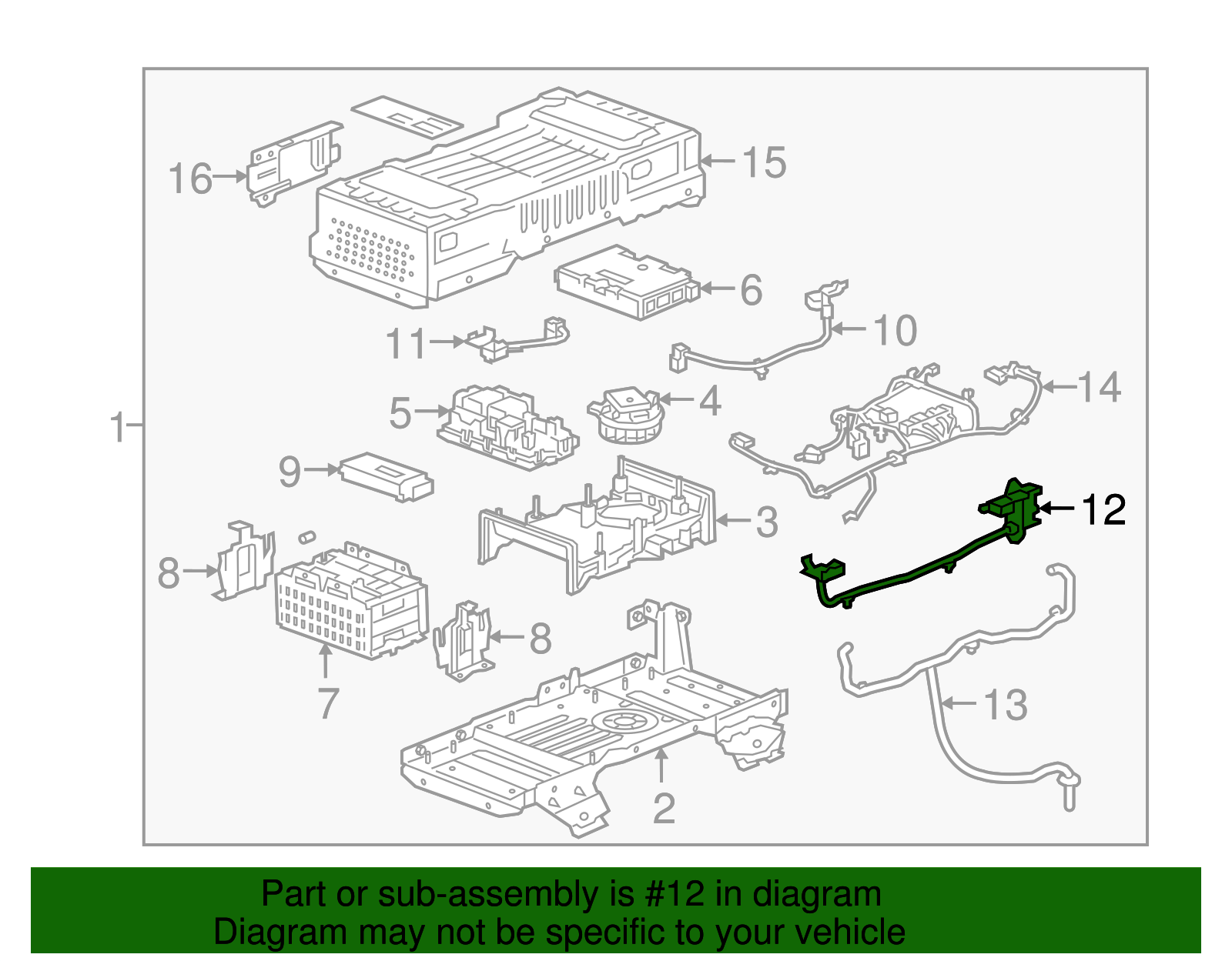 Battery Cable - GM (84355669)