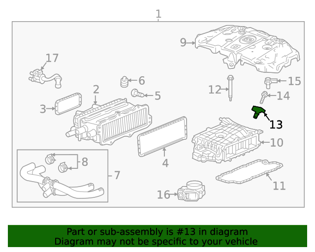 20142020 GM Engine Coolant Temperature Sensor 12650595 GM Parts Center