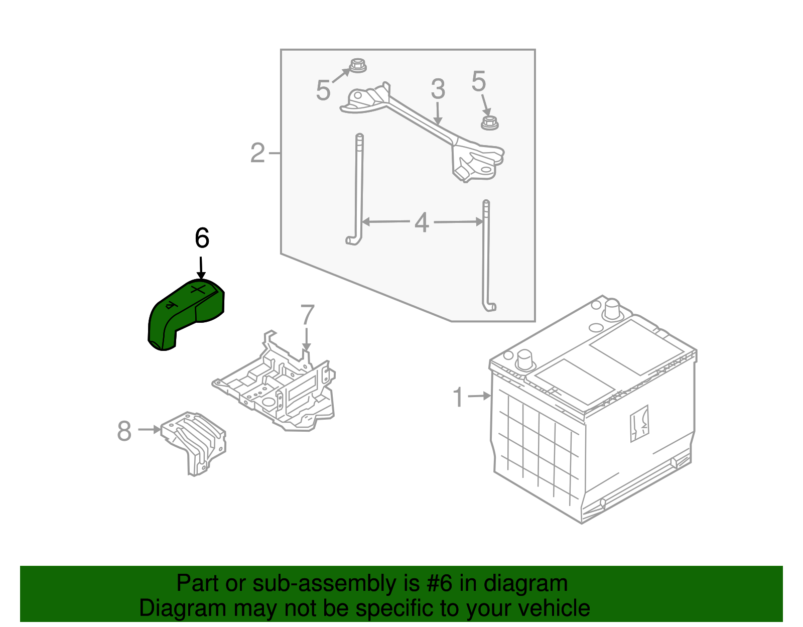Battery Cable Terminal Cover - GM (96620770)