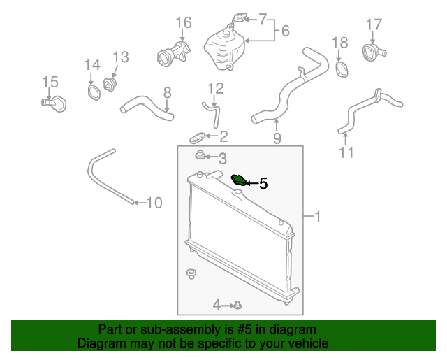20042006 Mazda Radiator Cap yf4715205