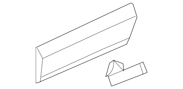 Lower Molding - Volkswagen (7L9-839-787-C-GRU)