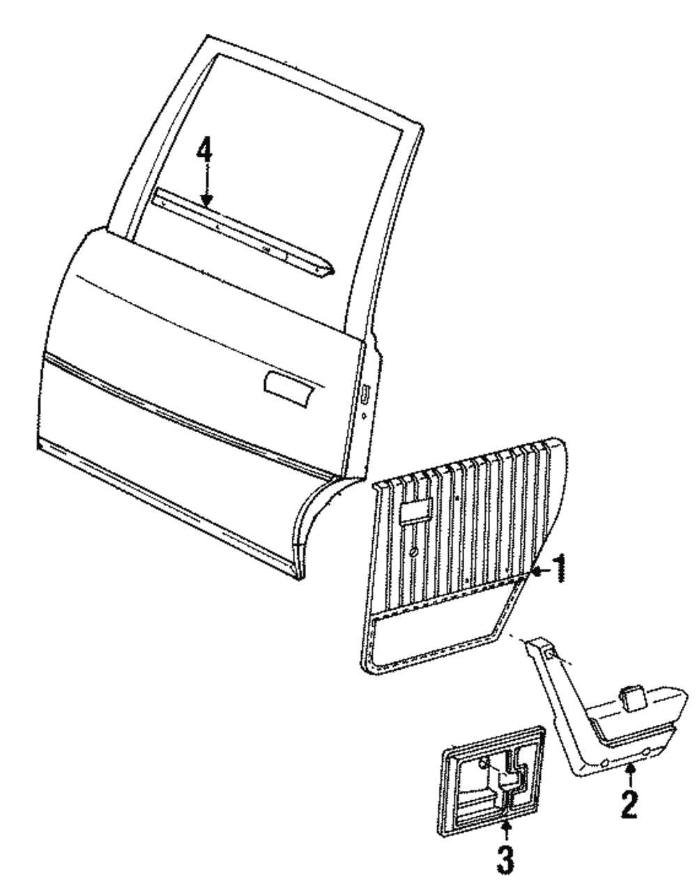 Belt Weather-Strip - GM (20037755)