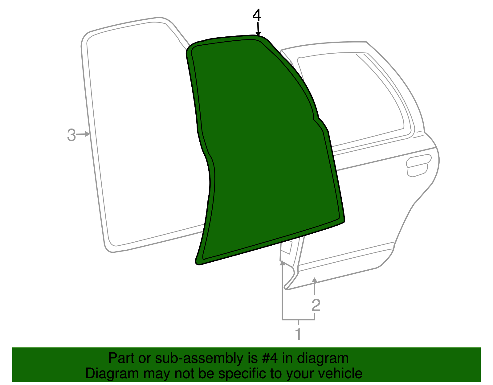 Door Weather-Strip - Ford (XW7Z-5425324-AA)
