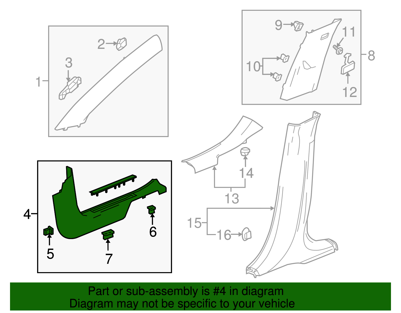 F Molding - GM (84445002)