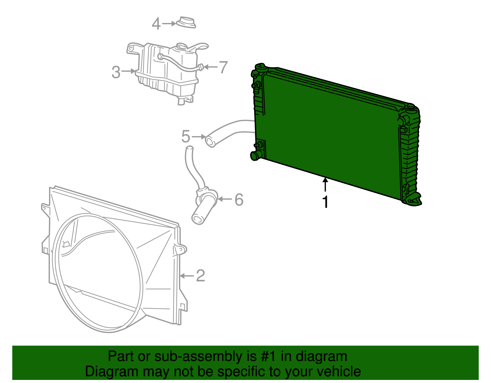 Radiator Assembly - Ford (H2MZ-8005-G)
