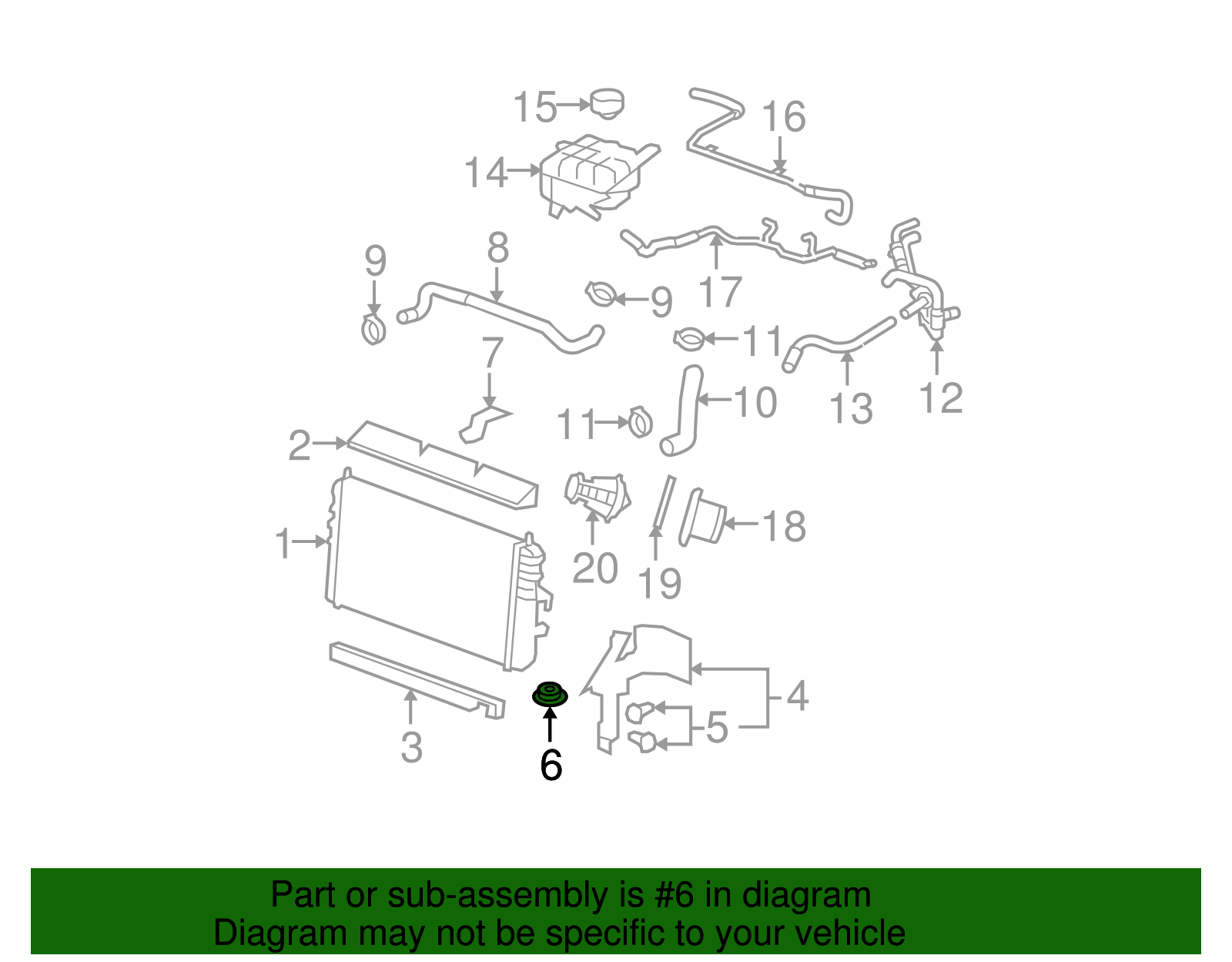 Insulator - Buick (25769582)