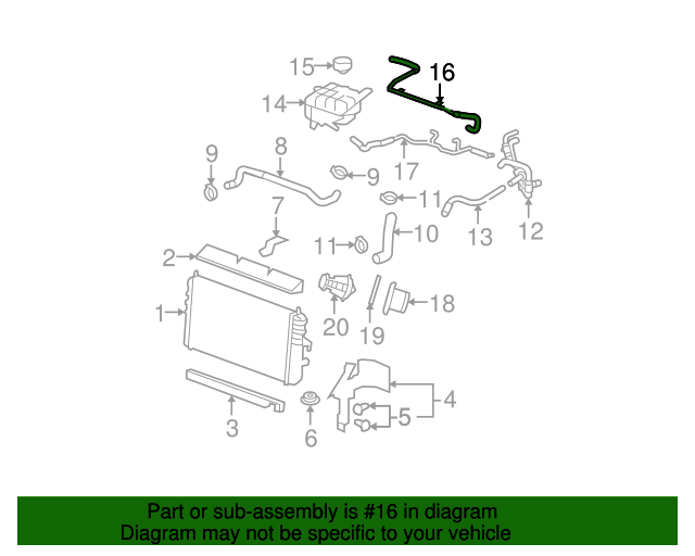 21999651 Pipe New OEM Part From GM Parts Direct GM Parts Store