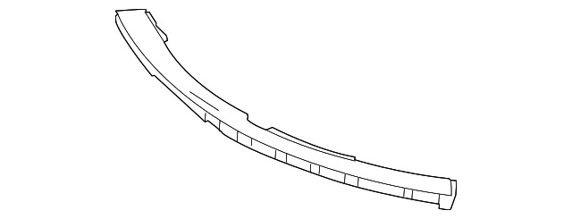 Jet Black Front Floor Console Rear Cover - Buick (90904955)