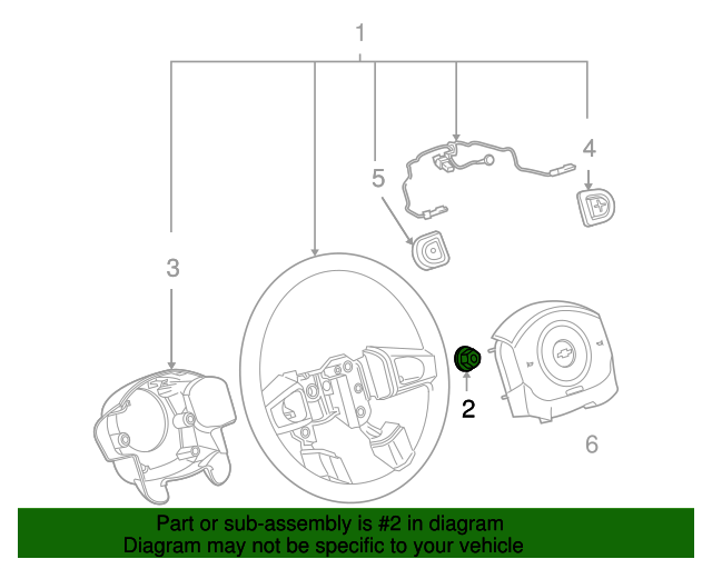 20042008 GM Steering Wheel Nut 21044092 GM