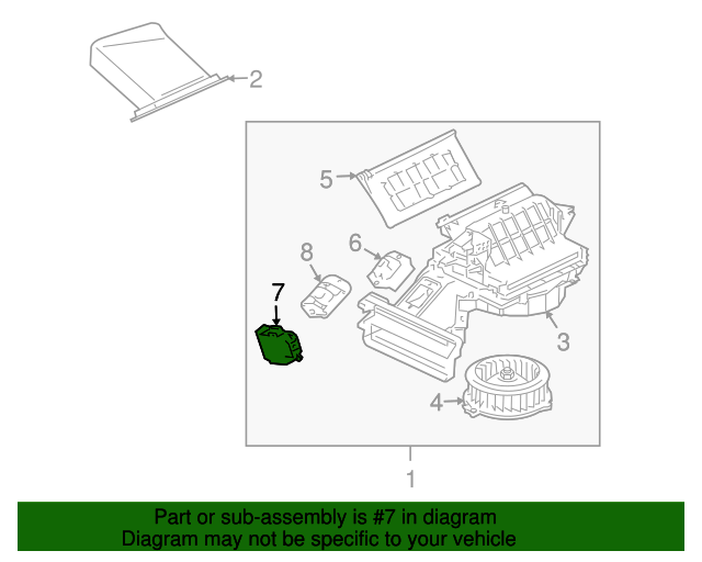 04 12 Mitsubishi Actuator 7801a310 Auto Parts